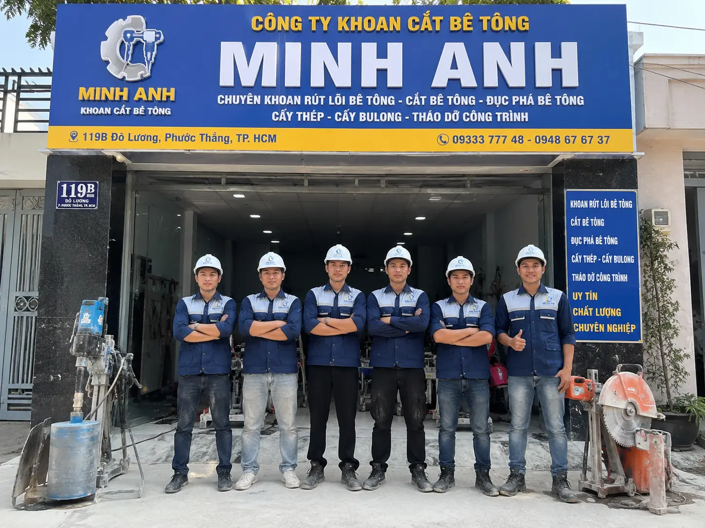 Khoan Cắt Bê Tông Minh Anh
